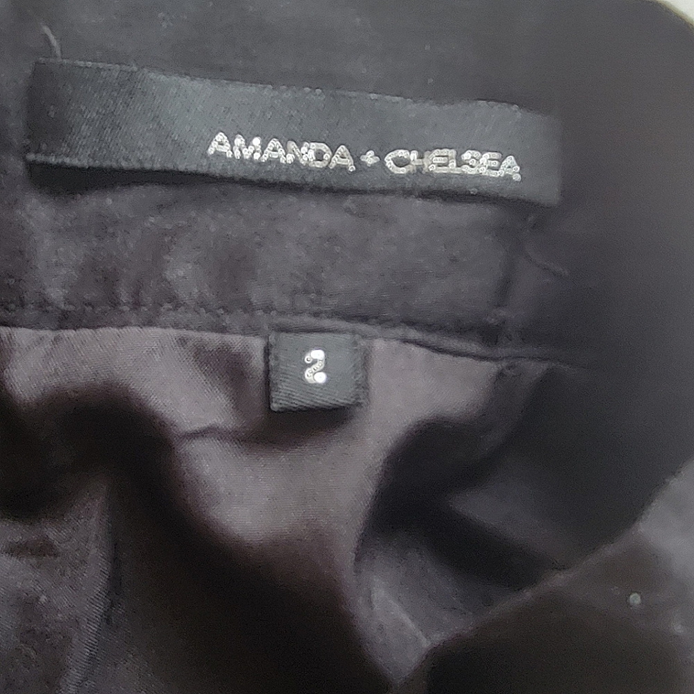 Amanda & Chelsea Black Midi A-Line Skirt - Picture 5 of 6